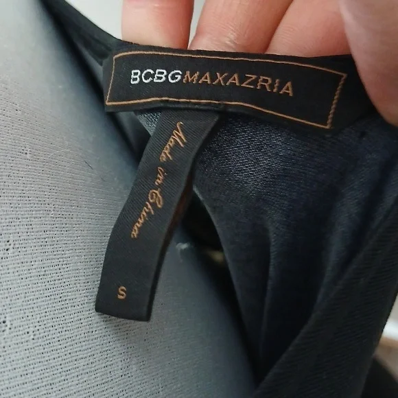 BCBG Maxazria black & white abstract midi dress size Small - Picture 10 of 15